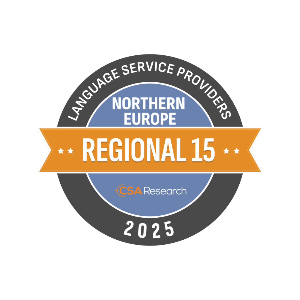 Global Lingo CSA Research Top 15 Language Service Provider Northern Europe