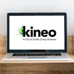Kineo logo on mobile