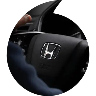 Iage of the honda logo in a speech bubble