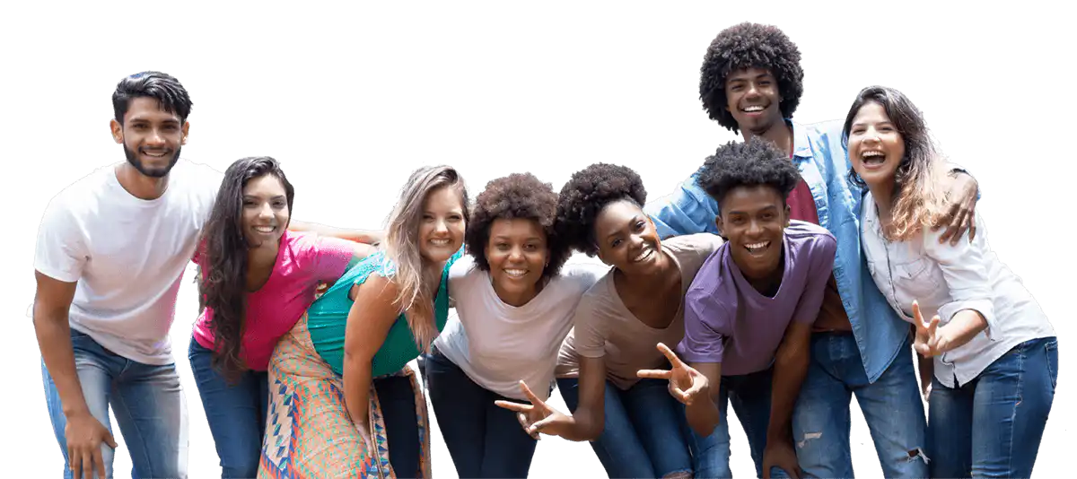 A group photo of people who work in the not for profit sector