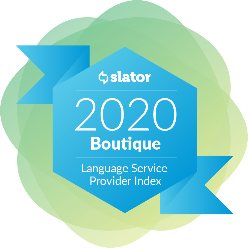 Slater 2020 Language Service Provider