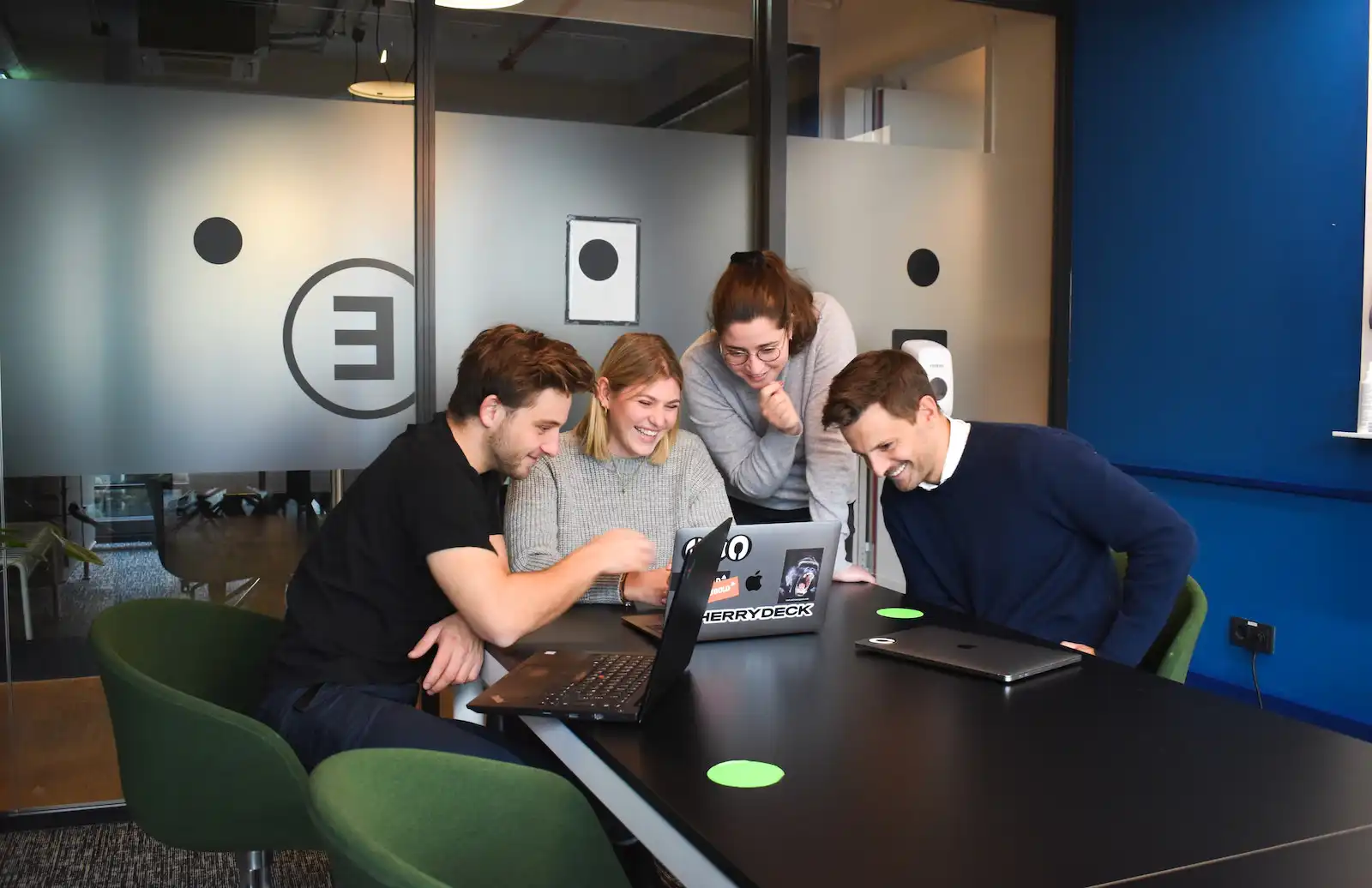 A group of students sitting at their desk.
