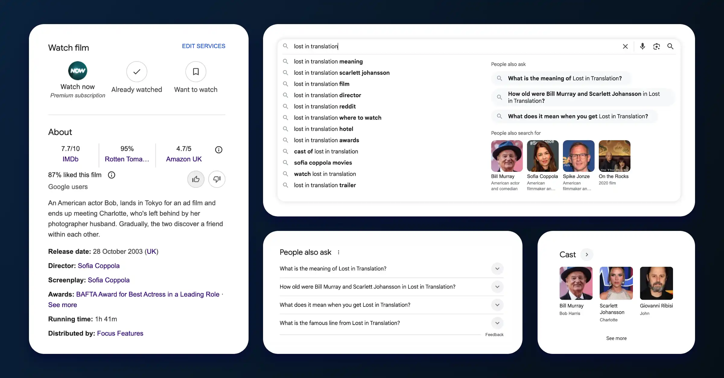 Lost in Translation Knowledge Panels