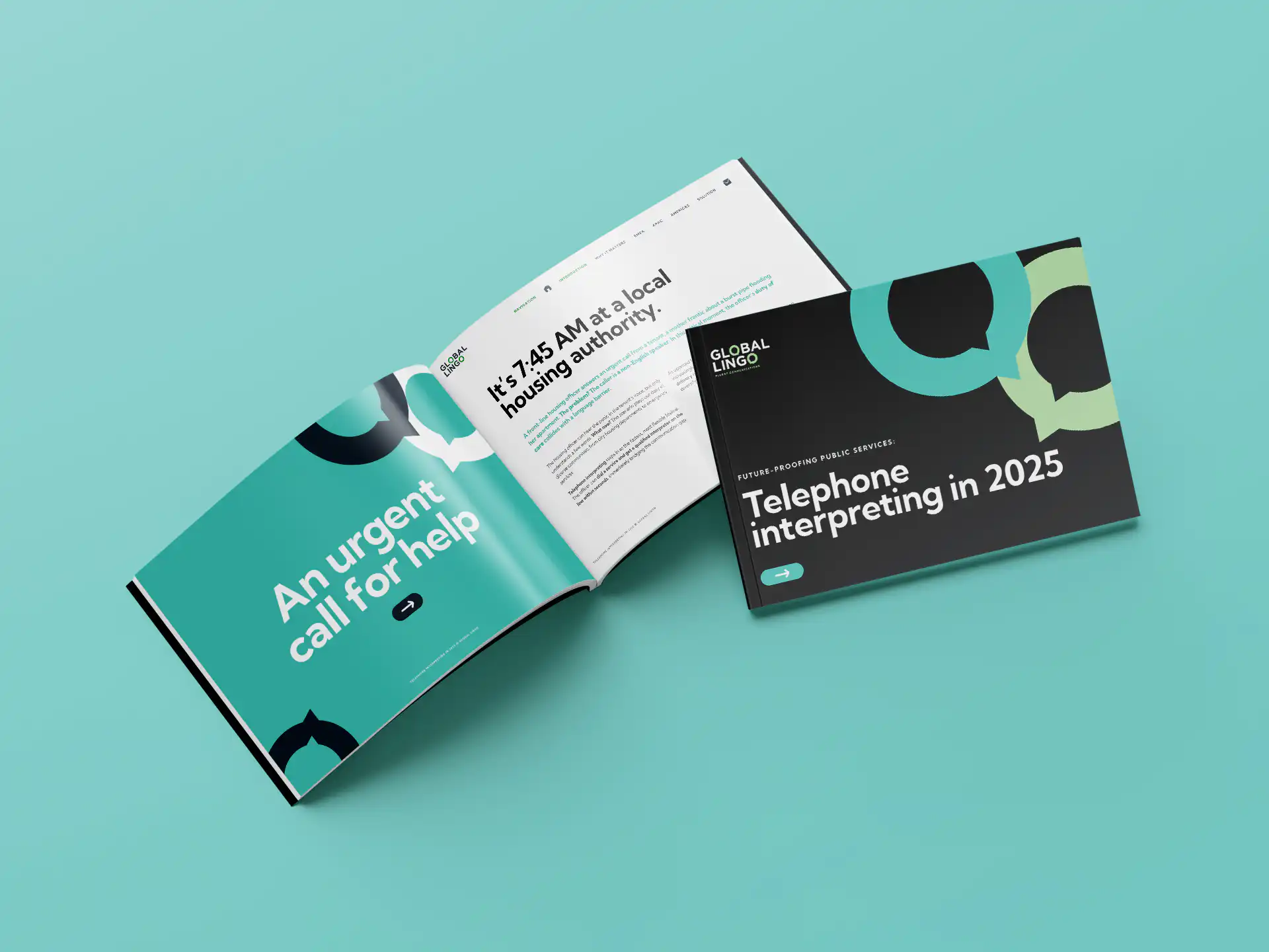 A physical copy of our telephone interpreting for the public sector white paper.